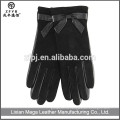 Кожаные перчатки нового дизайна с низкой ценой
